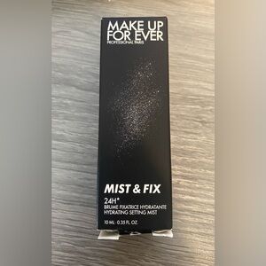 Make Up For Ever Mist and Fix hydrating setting mist travel size .33 fl. Oz. New